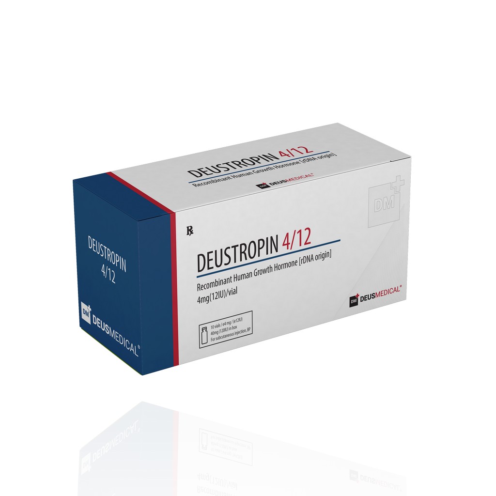 DEUSTROPIN 4 (Recombinant Human Growth Hormone [rDNA origin]) 12 IU Deus Medical